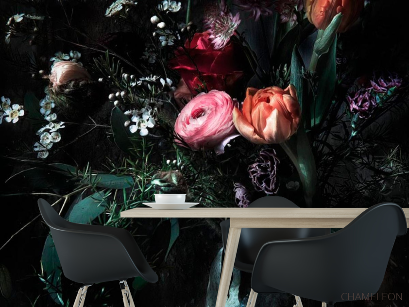 Фотошпалери 3Д Квіти - 1