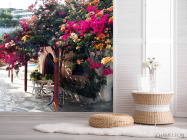 Фотошпалери квітковий дворик - 2