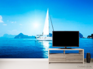 Фотообои Белая яхта - 2