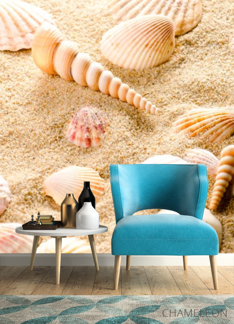 Фотообои Ракушки в песке - 4