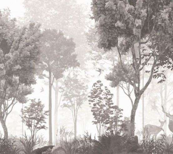 Фотошпалери Олені і дерева коричневі Фотошпалери Олені і дерева коричневі 31863_1