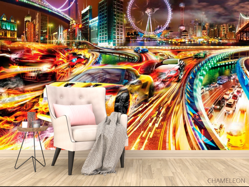 Фотообои Яркие машины - 4