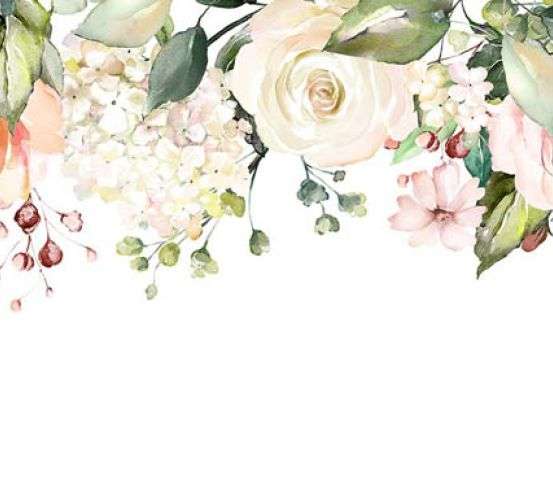 Фотообои Акварельные цветы с потолка Фотообои Акварельные цветы с потолка 32547