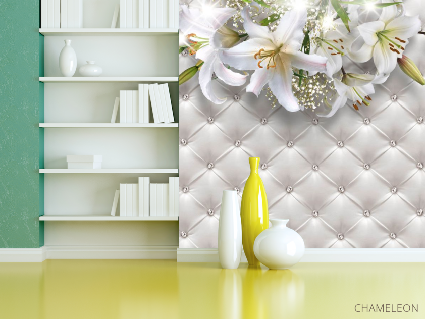 Фотошпалери Лілії під стелею - 3