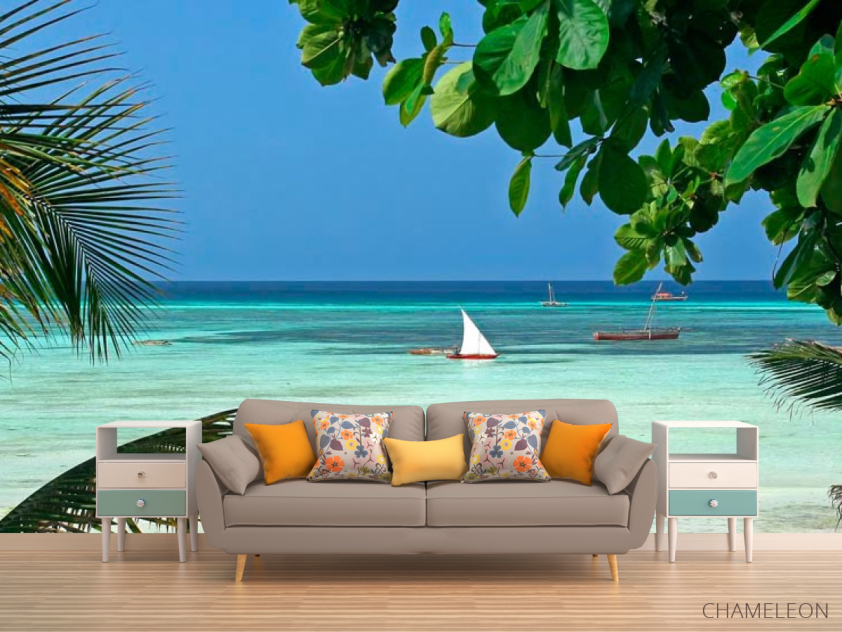 Фотообои Лодка в лагуне - 1