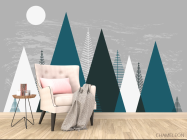 Фотообои Векторные горы - 4