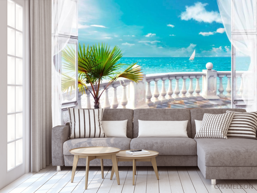 Фотообои в кухню Балкон - 3