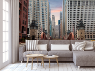 Фотообои метро Чикаго - 3