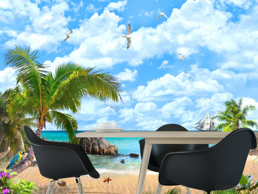 Фотошпалери Красивий берег моря - 1