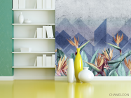 Фотошпалери Стреліція дизайнерська - 3