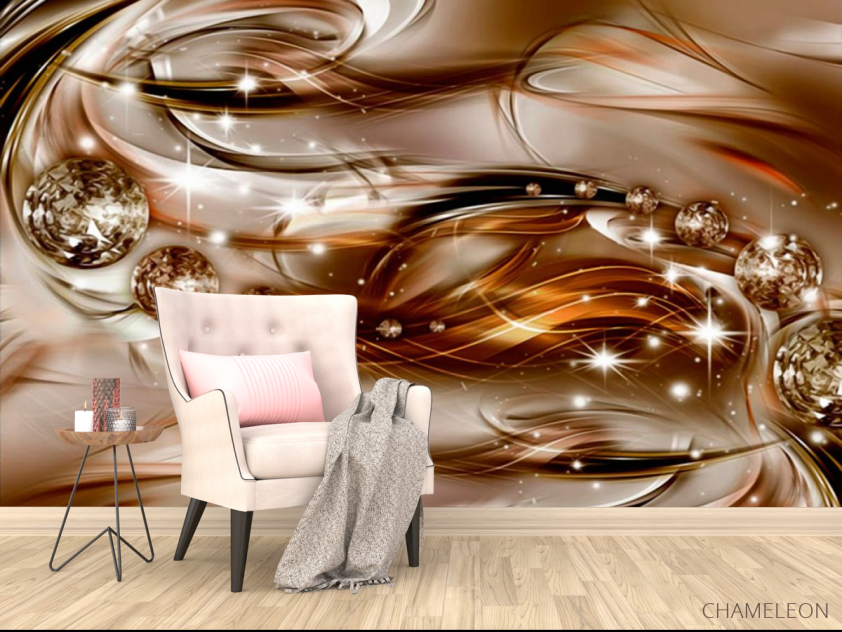 Фотообои Коричневая абстракция - 4