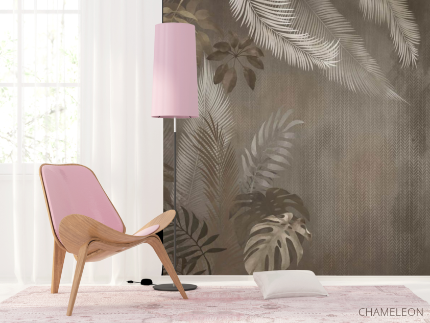 Фотошпалери Коричневі тропічні листя - 4