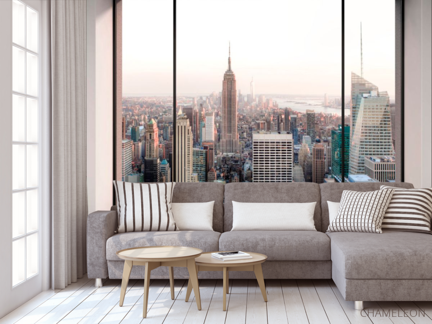 Фотообои Вид с окна в мегаполис - 3