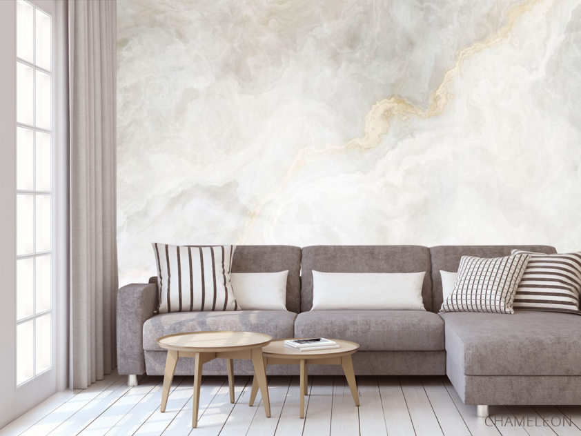 Фотообои Бежевая мраморная текстура - 3