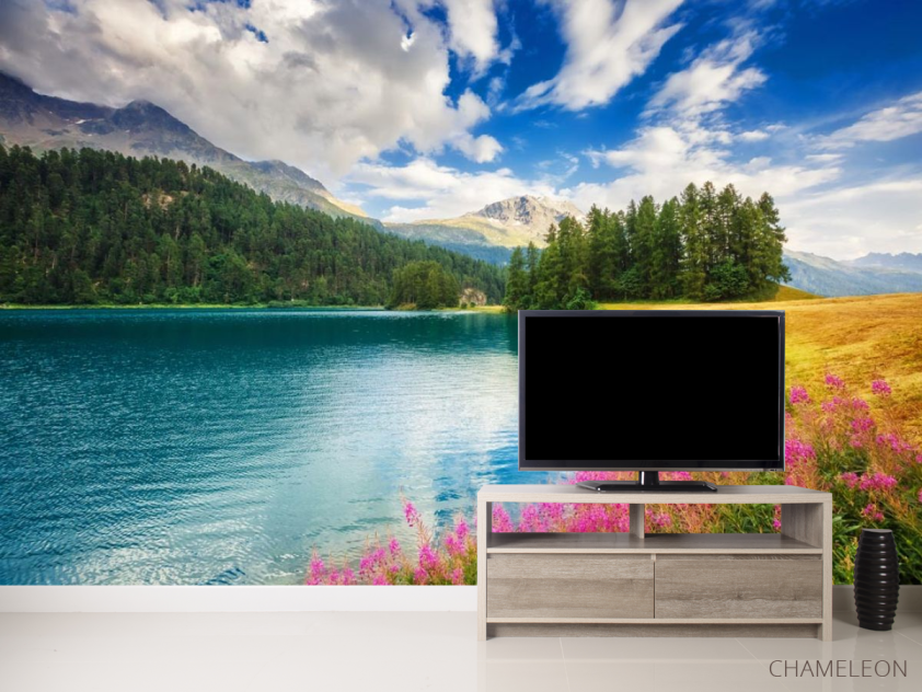 Фотообои берег горной реки - 2