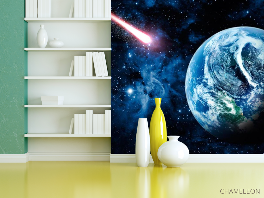 Фотошпалери Земля і комета - 3