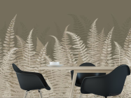 Фотошпалери листя папороті хакі - 1