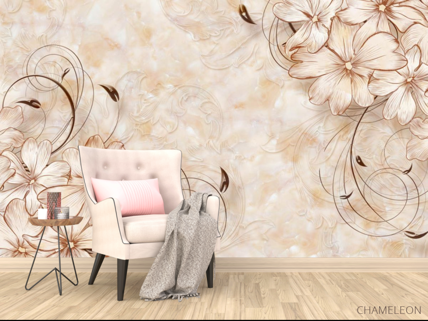 Фотообои Векторные цветы - 4