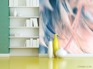 Фотошпалери бірюзові пір'я - 3