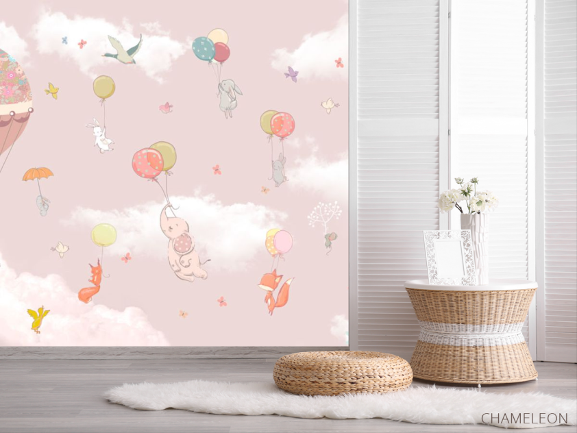 Фотообои Звери на воздушных шарах - 2