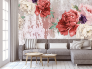 Фотообои Винтажные пионы - 3
