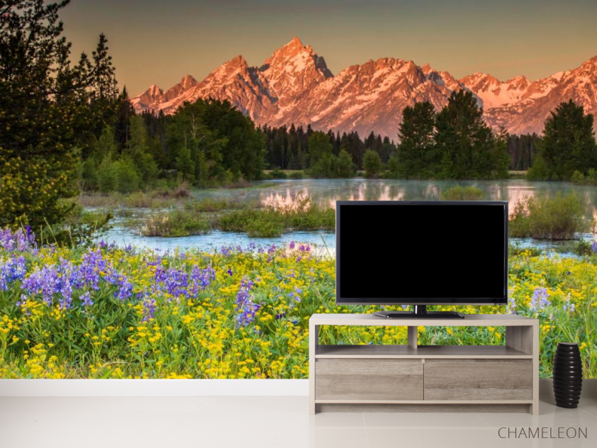 Фотообои Природа, горы, цветы - 2