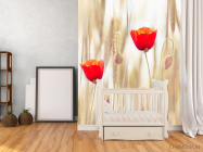 Фотообои Маки в поле - 2