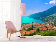 Фотошпалери Будинки, гори, вода - 4