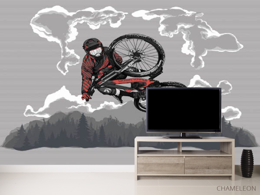 Фотообои байкер - 2