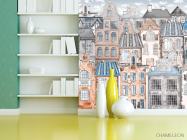 Фотошпалери в стилі Модерн, дитячі будиночки - 3