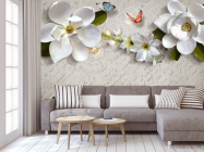 Фотообои 3Д магнолии - 3