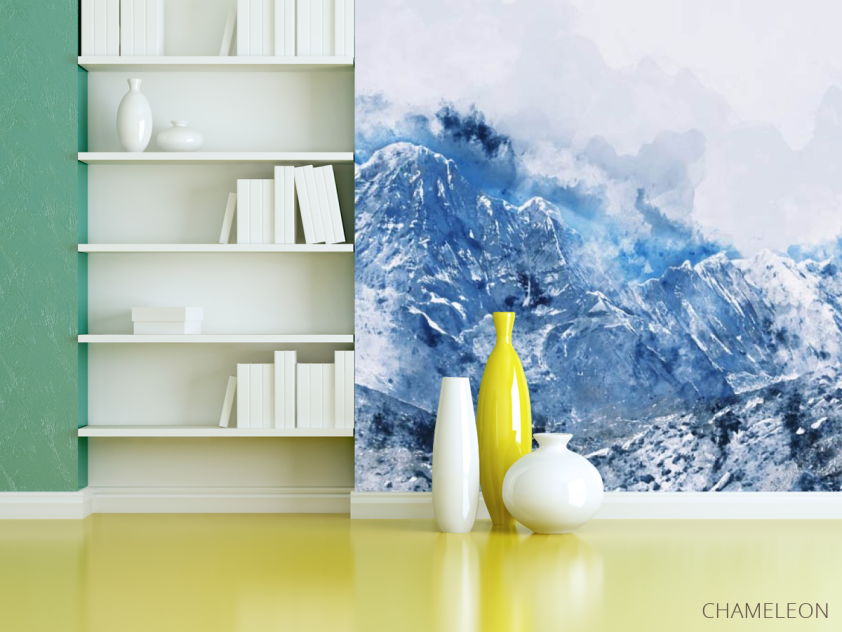 Фотошпалери засніжені гори - 3