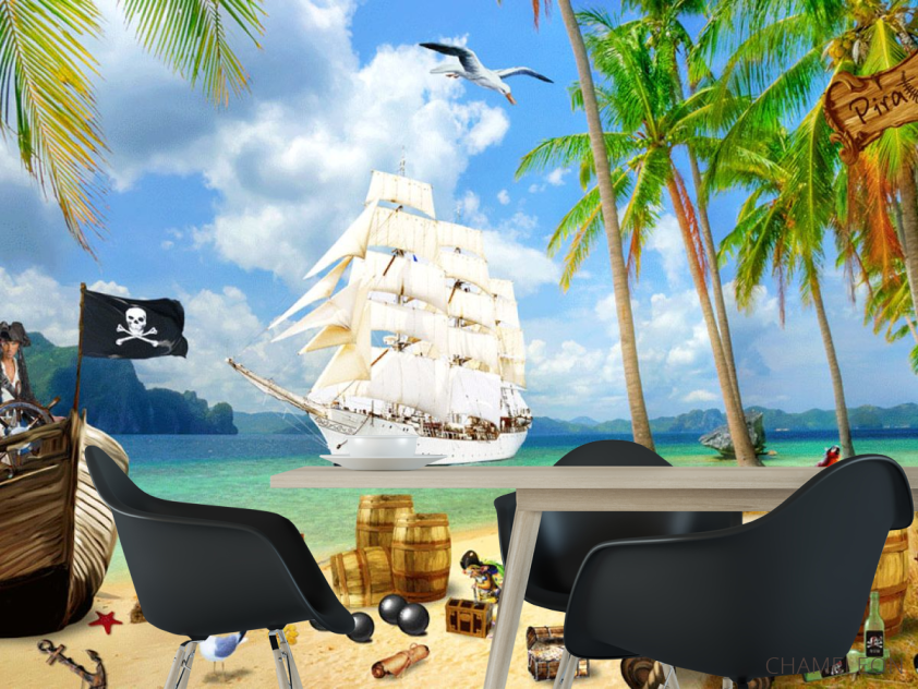 Фотошпалери Піратський корабель - 1