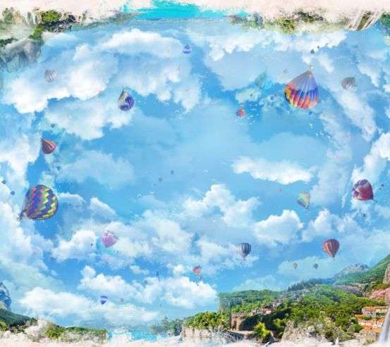 Фотообои воздушные шары Фотообои воздушные шары 24354