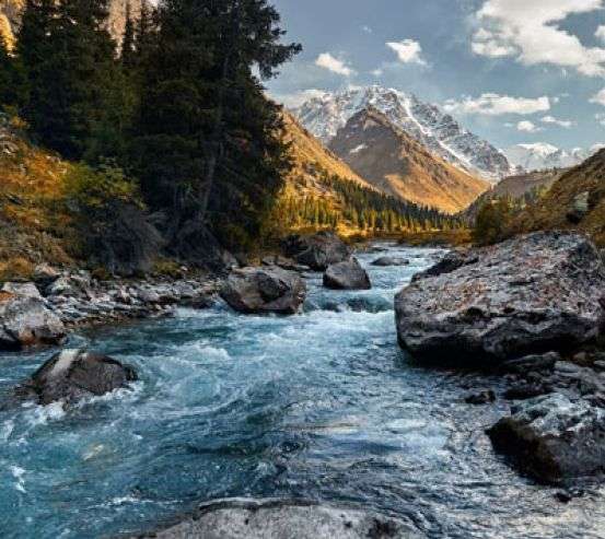 Фотошпалери Гірський пейзаж Фотошпалери Гірський пейзаж 33793