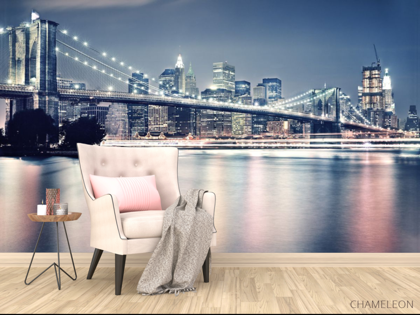 Бруклинский мост в огнях - 4