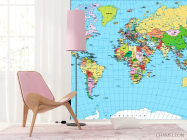 Фотошпалери карта світу - 4