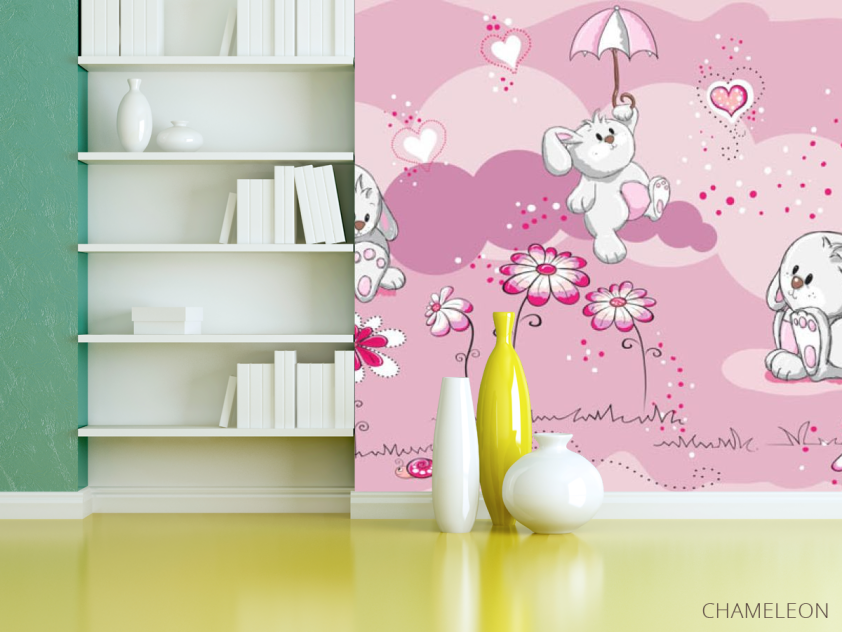 Фотошпалери іграшкові зайчики - 3