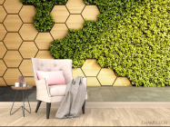 Фотообои 3д панели, мох - 4