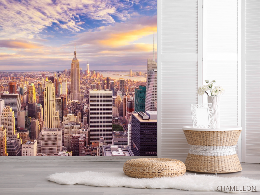 Фотошпалери Нью Йорк і красиве небо - 2