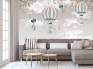 Фотообои Слон на воздушном шареДетские домики - 3