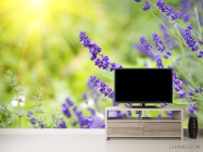 Фотообои синие полевые цветы - 2