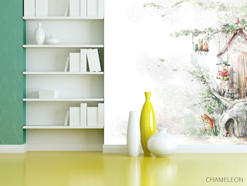 Фотошпалери Казкові жителі на дереві - 3