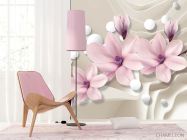 Фотообои 3д магнолии - 4