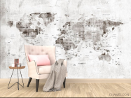 Фотообои Винтажная карта - 4