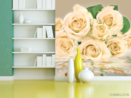 Фотошпалери Бежеві троянди - 3