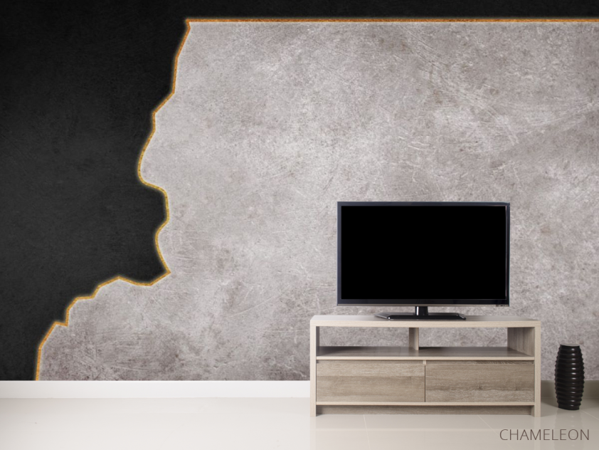 Фотообои стена с золотом - 2