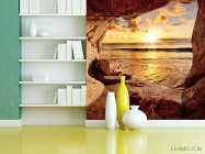 Фотошпалери Вид зі скель на море - 3