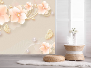 Фотошпалери 3Д Квіти - 2