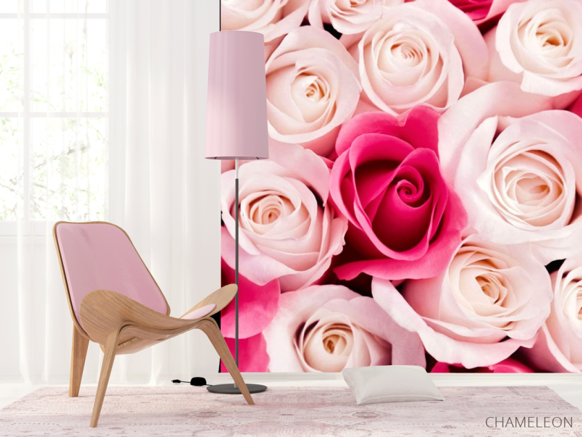 Фотошпалери Рожеві бутони троянд - 4